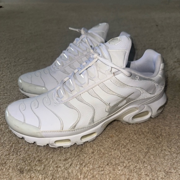 nike tn leather white